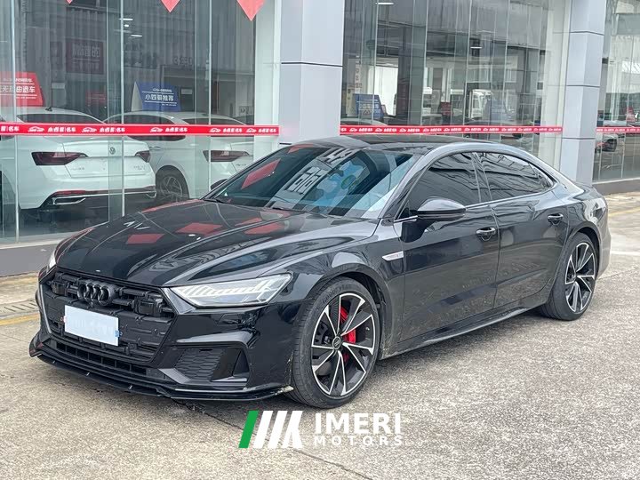 Audi A7L 55 TFSI quattro S-line Zhiyuan obsidian suit - автомобиль из Китая