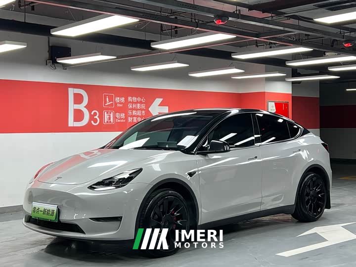 Tesla Model Y long-range all-wheel drive version - автомобиль из Китая