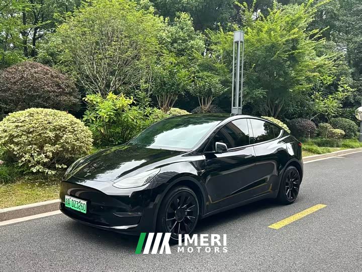 Tesla Model Y long-range all-wheel drive version - автомобиль из Китая