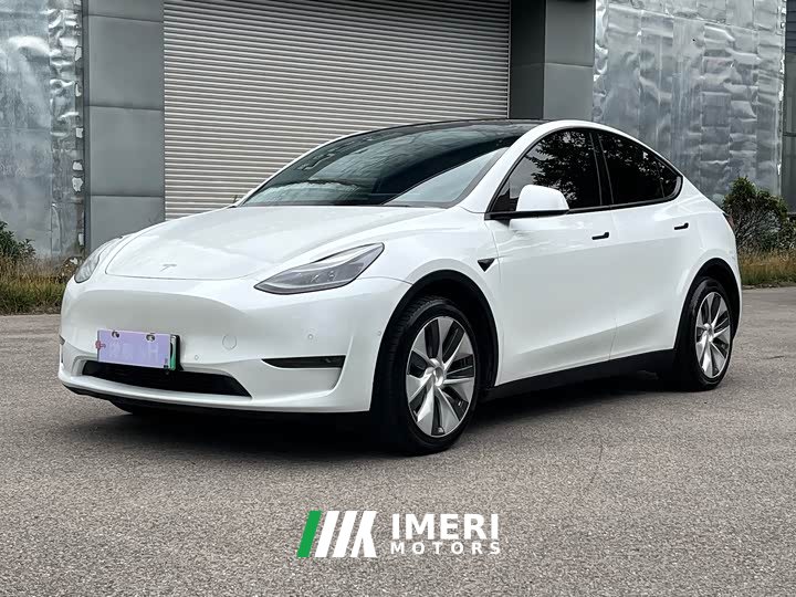 Tesla Model Y long-range all-wheel drive version - автомобиль из Китая