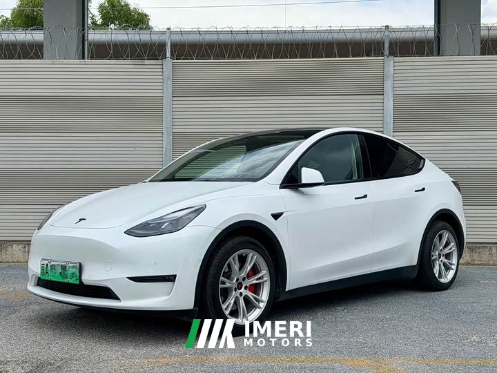 Tesla Model Y long-range all-wheel drive version - автомобиль из Китая