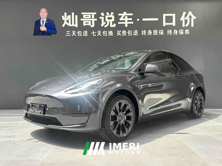 Tesla Model Y rear-wheel drive version - автомобиль из Китая