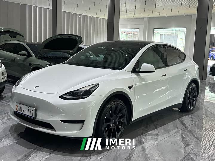 Tesla Model Y rear-wheel drive version - автомобиль из Китая