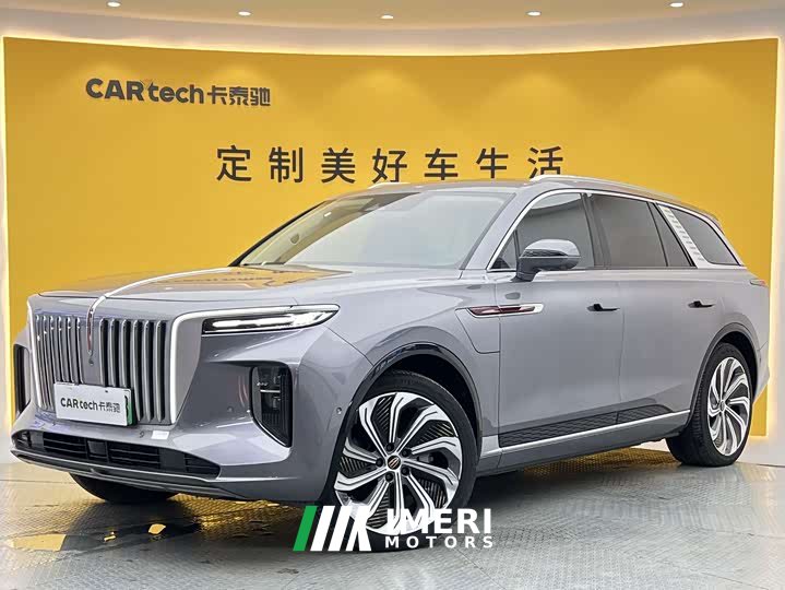 Hongqi E-HS9 660km flag collar version four seats - автомобиль из Китая