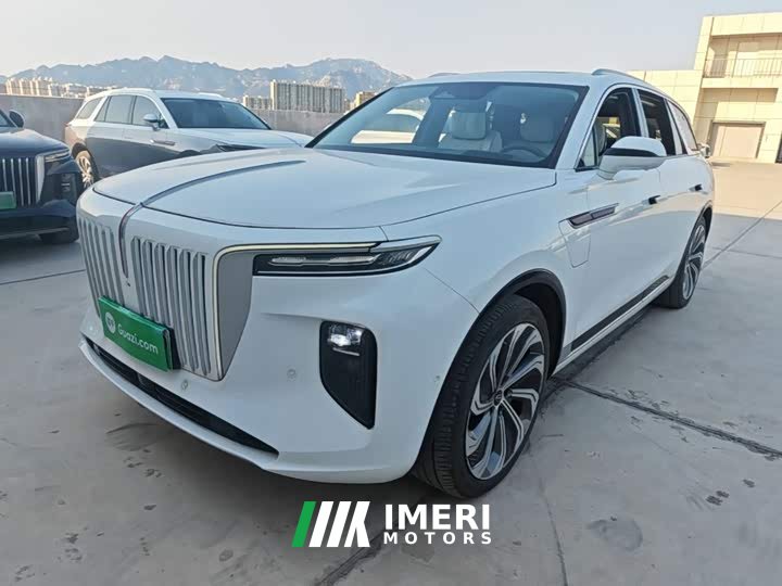 Hongqi E-HS9 660km flag collar version four seats - автомобиль из Китая