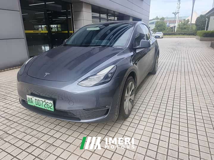 Tesla Model Y long-range all-wheel drive version - автомобиль из Китая
