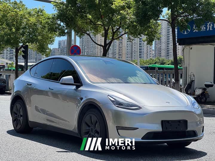 Tesla Model Y long-range all-wheel drive version - автомобиль из Китая