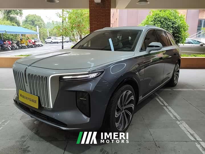 Hongqi E-HS9 660km flag collar version four seats - автомобиль из Китая