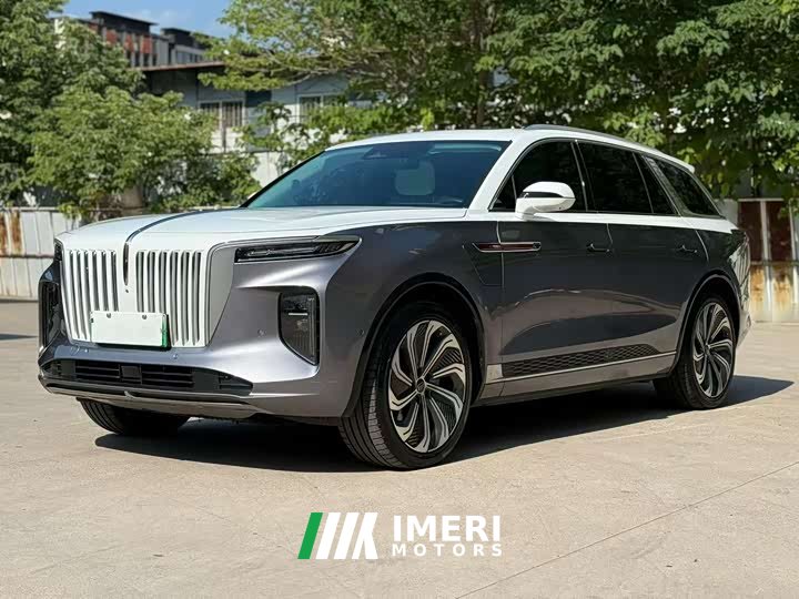 Hongqi E-HS9 510km flag collar version four seats - автомобиль из Китая