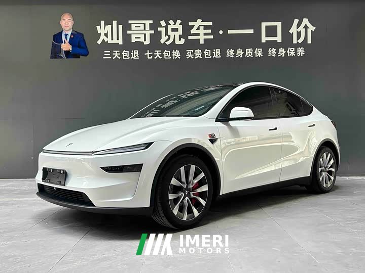 Tesla Model Y rear-wheel drive version - автомобиль из Китая