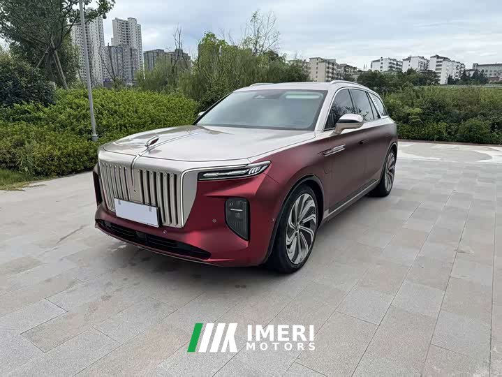 Hongqi E-HS9 510km flag collar version four seats - автомобиль из Китая