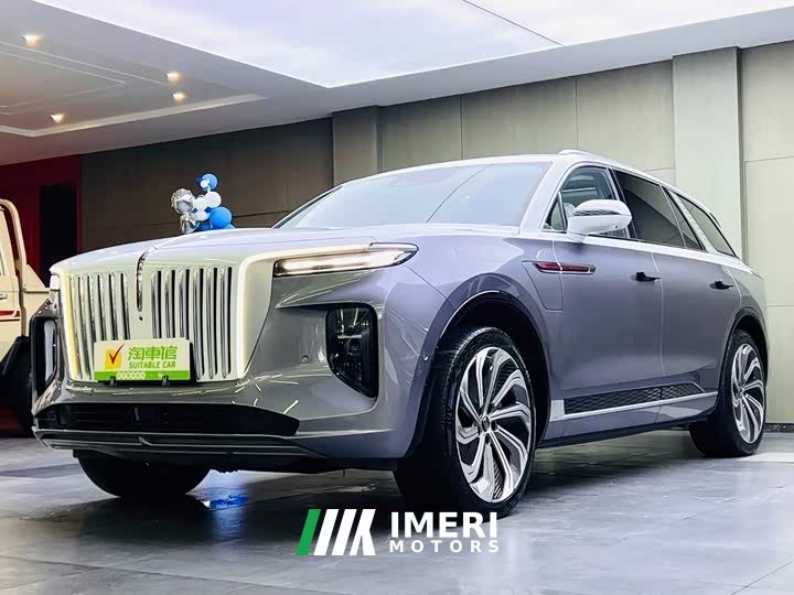 Hongqi E-HS9 660km flag collar version four seats - автомобиль из Китая