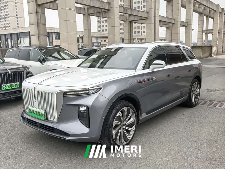 Hongqi E-HS9 660km flag collar version four seats - автомобиль из Китая
