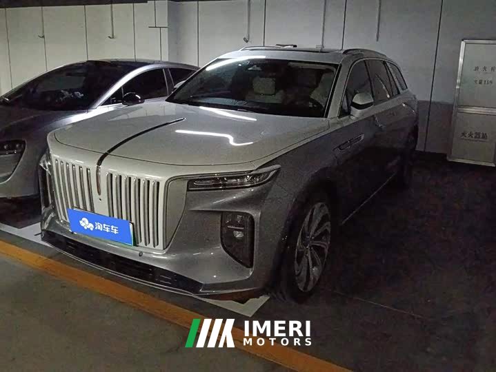 Hongqi E-HS9 660km flag collar version four seats - автомобиль из Китая