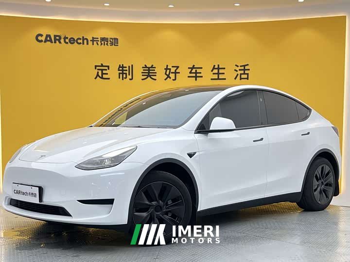 Tesla Model Y rear-wheel drive version - автомобиль из Китая