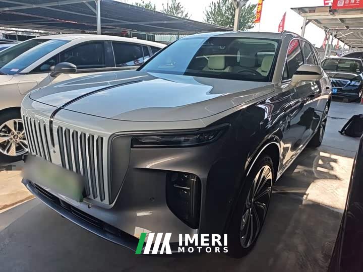 Hongqi E-HS9 660km flag collar version four seats - автомобиль из Китая