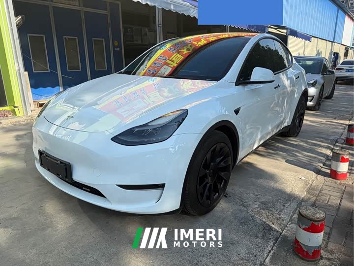 Tesla Model Y long-range all-wheel drive version - автомобиль из Китая