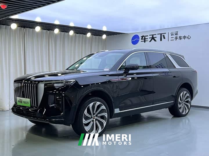 Hongqi E-HS9 660km flag collar version four seats - автомобиль из Китая