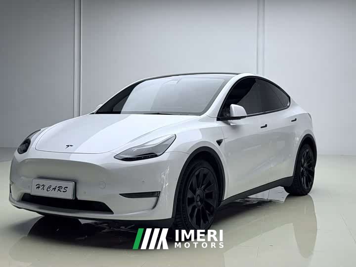 Tesla Model Y long-range all-wheel drive version - автомобиль из Китая