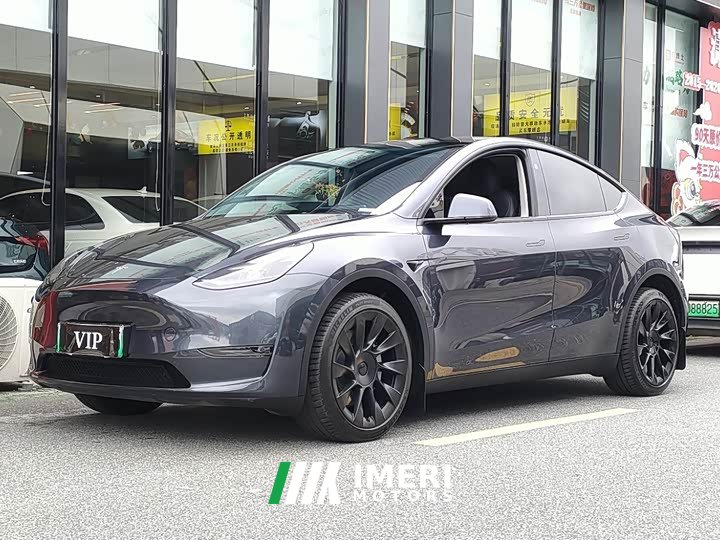 Tesla Model Y long-range all-wheel drive version - автомобиль из Китая