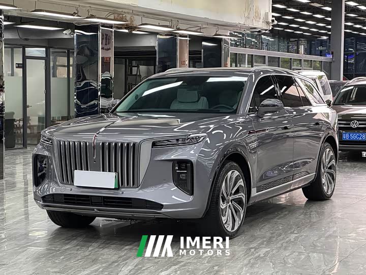 Hongqi E-HS9 660km flag collar version four seats - автомобиль из Китая