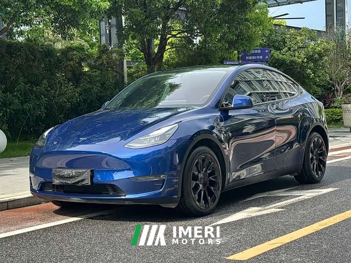 Tesla Model Y long-range all-wheel drive version - автомобиль из Китая