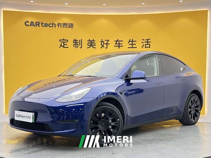 Tesla Model Y long-range all-wheel drive version - автомобиль из Китая