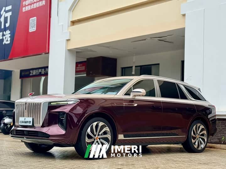 Hongqi E-HS9 510km flag collar version four seats - автомобиль из Китая