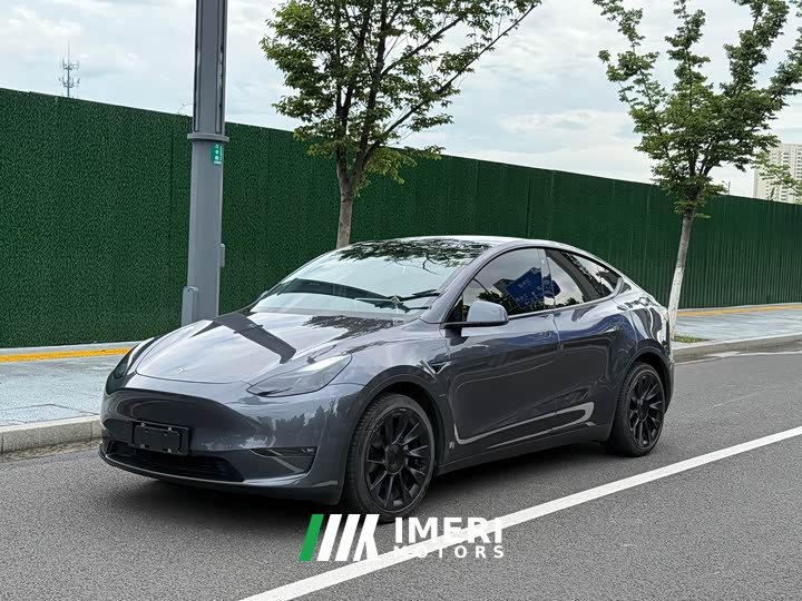 Tesla Model Y long-range all-wheel drive version - автомобиль из Китая