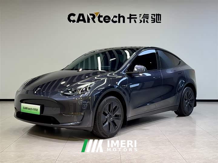 Tesla Model Y long-range all-wheel drive version - автомобиль из Китая