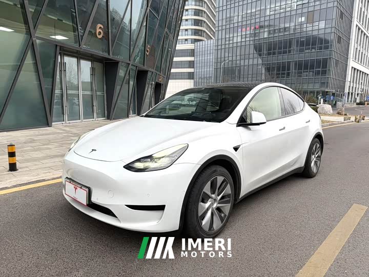 Tesla Model Y long-range all-wheel drive version - автомобиль из Китая