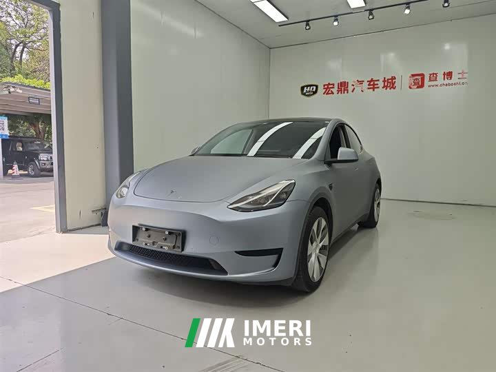 Tesla Model Y rear-wheel drive version - автомобиль из Китая