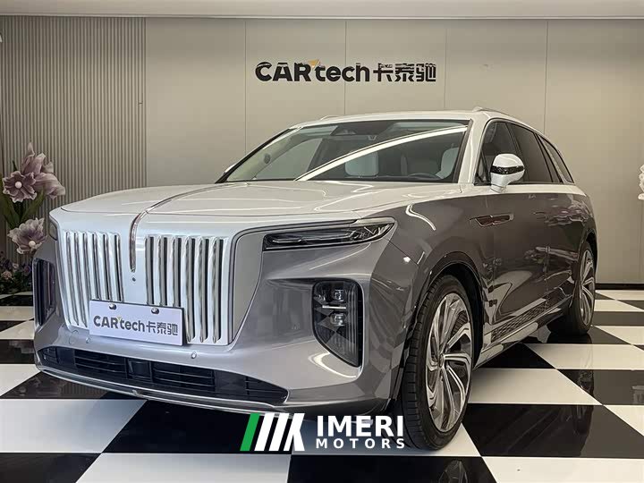 Hongqi E-HS9 660km flag collar version four seats - автомобиль из Китая