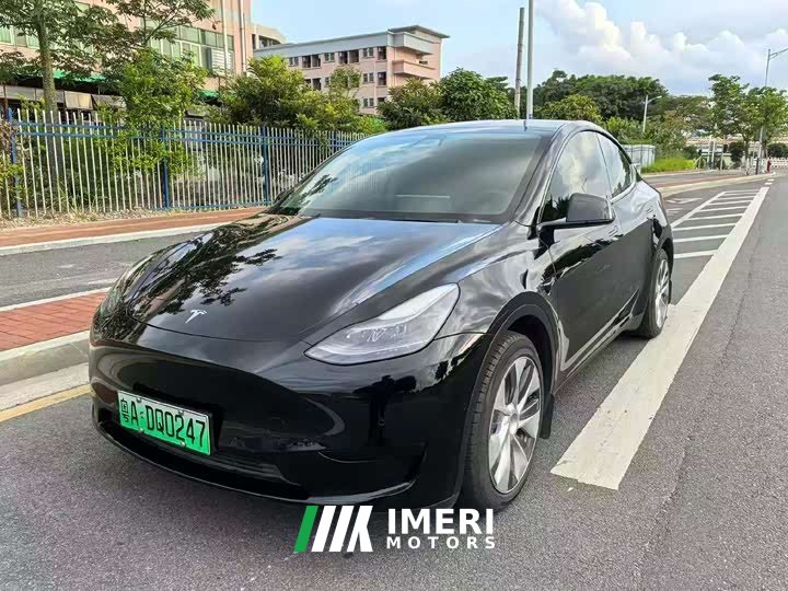 Tesla Model Y rear-wheel drive version - автомобиль из Китая