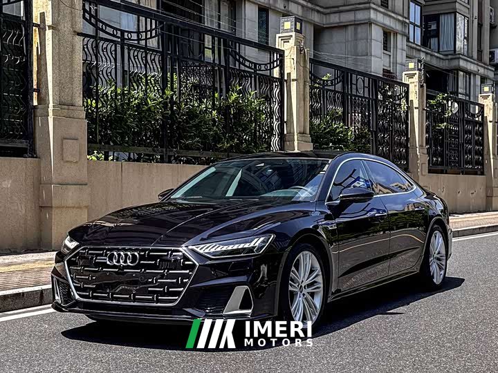Audi A7L 2022 55 TFSI quattro S-line Zhiyuan obsidian suit - автомобиль из Китая