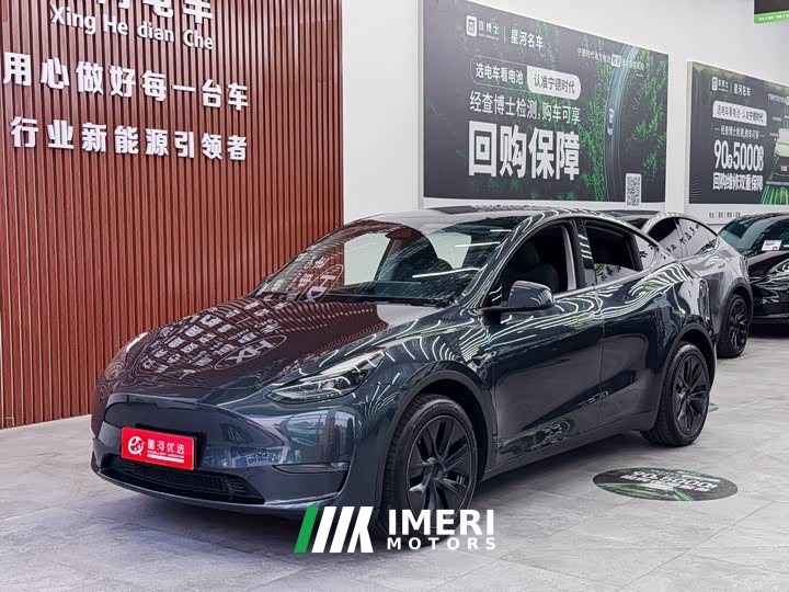 Tesla Model Y long-range all-wheel drive version - автомобиль из Китая