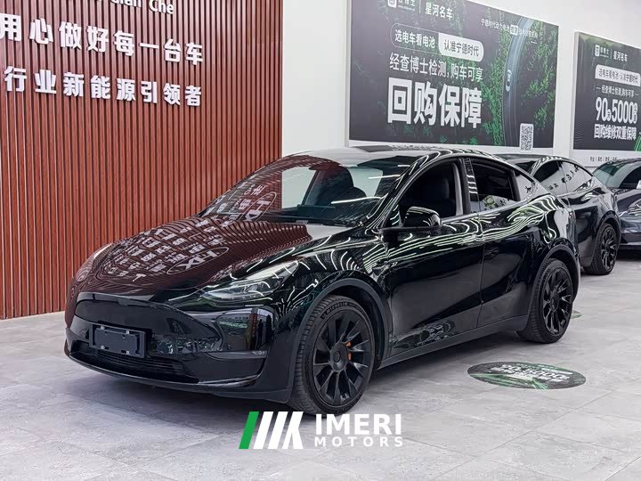Tesla Model Y long-range all-wheel drive version - автомобиль из Китая