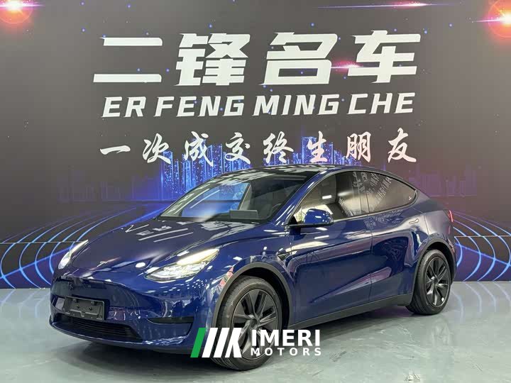 Tesla Model Y rear-wheel drive version - автомобиль из Китая