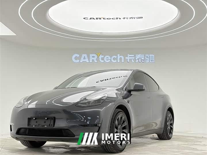 Tesla Model Y long-range all-wheel drive version - автомобиль из Китая