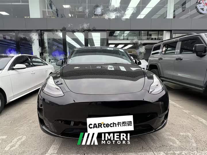 Tesla Model Y rear-wheel drive version - автомобиль из Китая