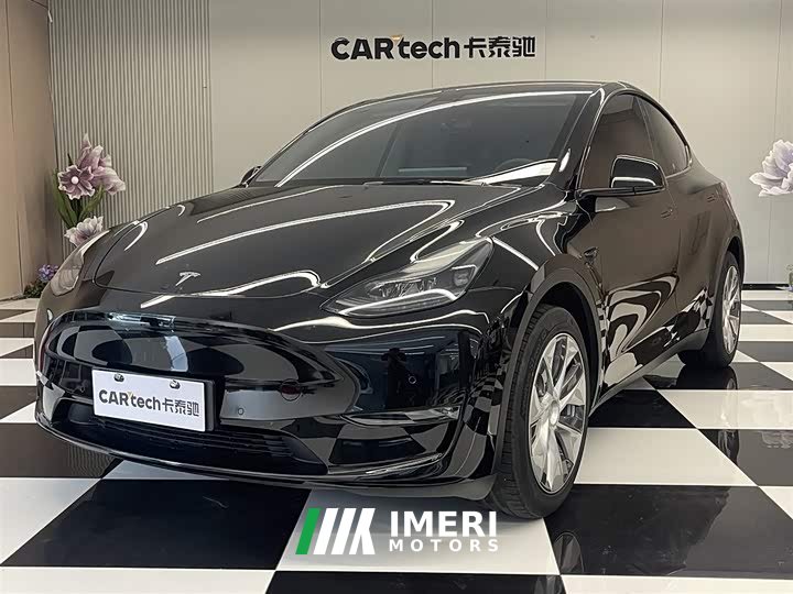 Tesla Model Y long-range all-wheel drive version - автомобиль из Китая