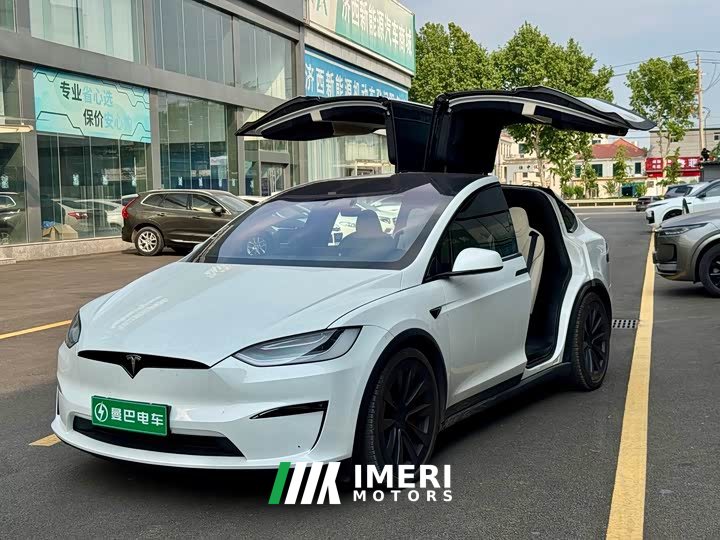 Tesla Model X 2023 tri-motor all-wheel drive Plaid version - автомобиль из Китая