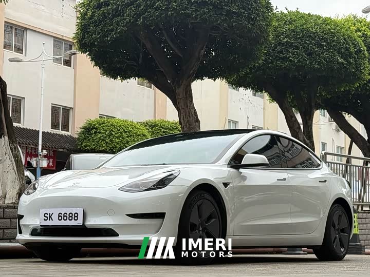 Tesla Model 3 rear-wheel drive version - автомобиль из Китая