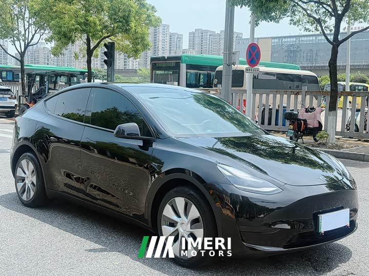 Tesla Model Y long-range all-wheel drive version - автомобиль из Китая