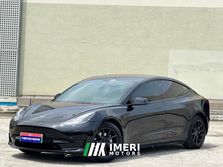 Tesla Model 3 rear-wheel drive version - автомобиль из Китая