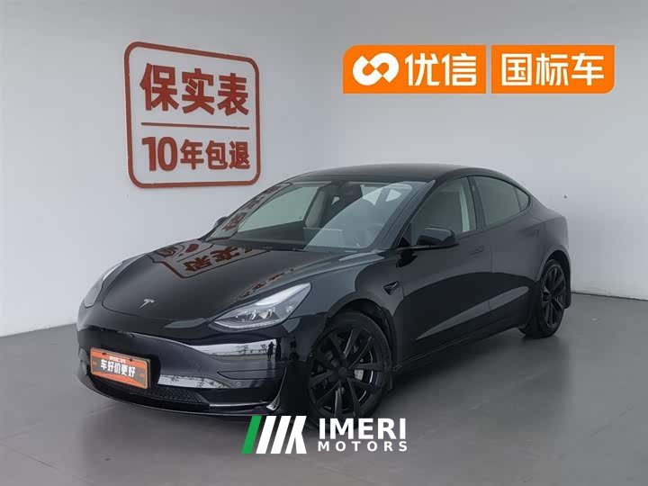 Tesla Model 3 2022 rear-wheel drive version - автомобиль из Китая