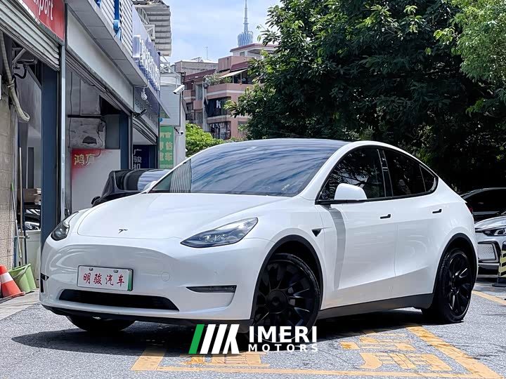 Tesla Model Y 2022 facelift, long-range all-wheel drive version