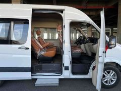 Mercedes-Benz Tuano small passenger luxury version 2.0T manual long axle center roof rear single tire 9 seats - фото 5