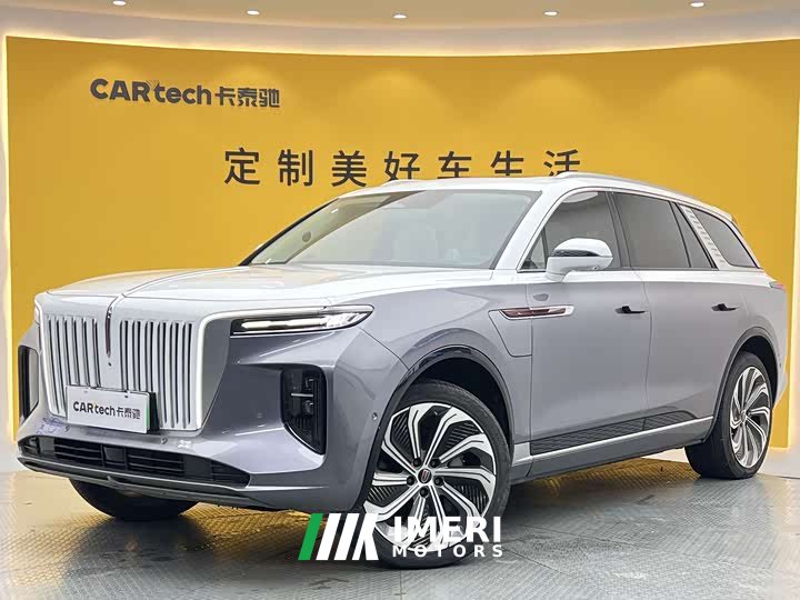 Hongqi E-HS9 660km flag collar version four seats - автомобиль из Китая