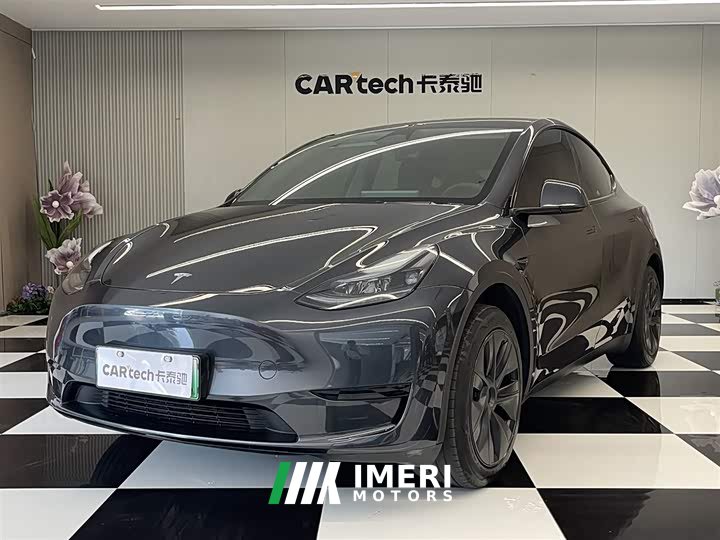 Tesla Model Y rear-wheel drive version - автомобиль из Китая